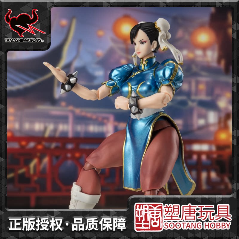 食斗 バンダイソウル SHF ストリートファイター 春麗 ストリートファイター衣装2 - 可動完成品 発売中