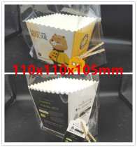  Baking packaging Bread meal bag Paper holder Large carrot meal bag box Bread bag with tag bag 100 sets