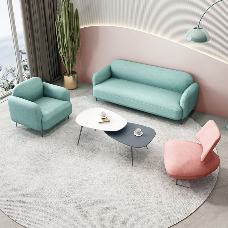 High-end office sofa Simple beauty salon Clothing store special rest area Reception room Leisure sofa Training institution