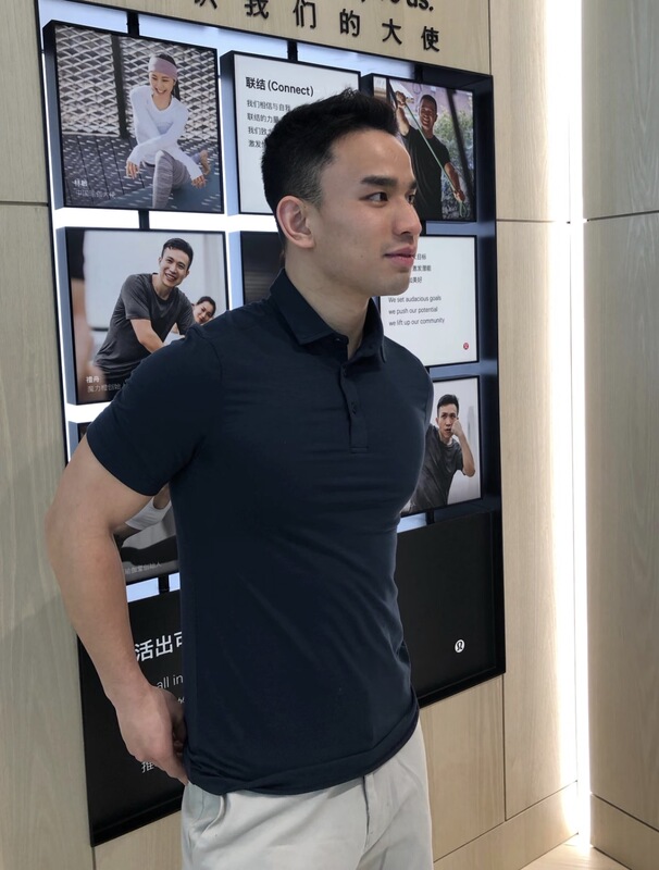 Lulu's New Summer Style Men's Quick-Drying Polo Shirt for Work, Sports, Leisure, Breathable and Sweat-Wicking Short-Sleeved T-Shirt