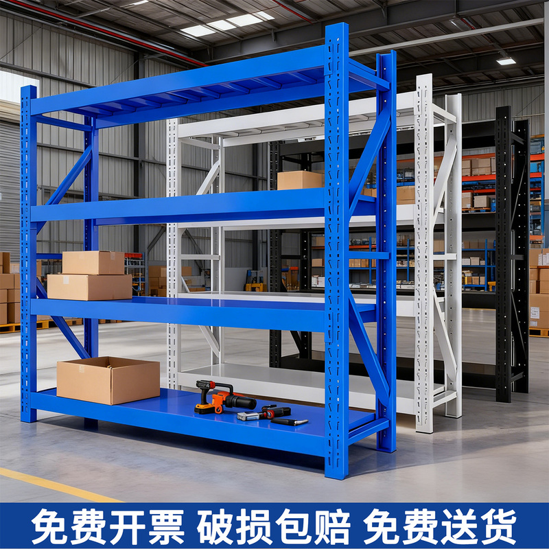 Warehouse Shelves, Multi-Layer Storage Racks, Heavy-Duty Warehouse Storage Floor Display Racks, Supermarket Thickened Multi-Functional Iron Shelves Warehouse Shelves, Multi-Layer Storage Racks, Heavy-Duty Warehouse Storage Floor Display Racks, Supermarket Thickened Multi-Functional Iron Shelves