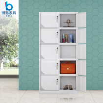 Thick steel dressing room ten 10 door yuan gong ju locker tin wardrobe lockers lockers storage cabinet