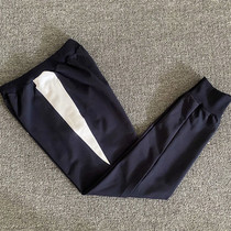 Fall and Winter Pure Cotton Primary and School Uniform Pants Men and Women Specific White Triangle Bowl Legs Comfortable Sports Pants