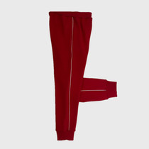 Fall and Winter Plush Primary School Uniform Red White Bar Leg Boy Pants Pants