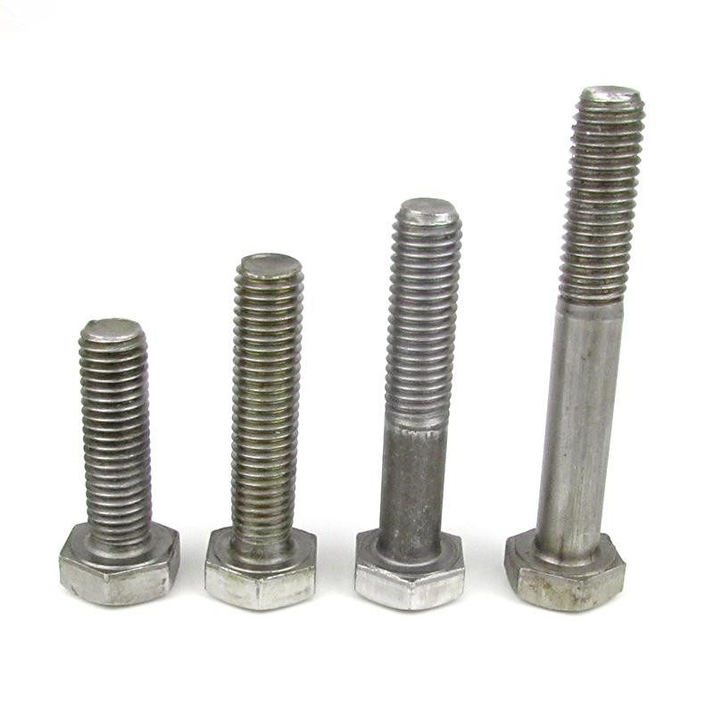 4 Grade 8 outer hexagon screws Natural color outer hexagon bolts M24*70 80 90 100 110 120 130