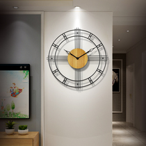 Nordic wall clock living room modern simple art wall watch personality fashion wall atmosphere home decoration creative clock