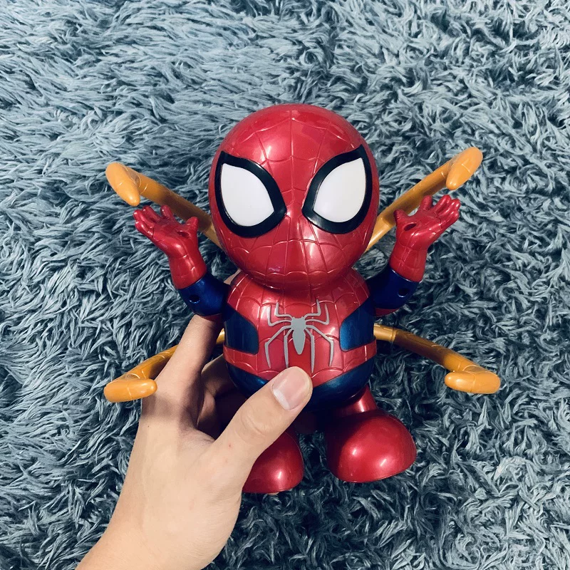 Танцевальный робот, легкий музыкальный электр toy, Marvel, подарок на день рождения