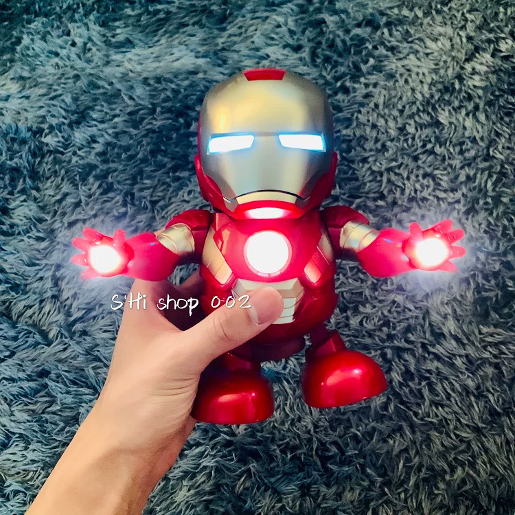 Танцевальный робот, легкий музыкальный электр toy, Marvel, подарок на день рождения