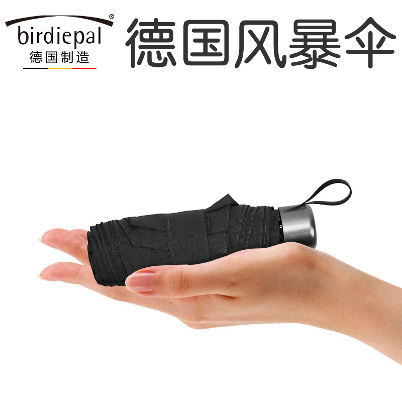 Authentic German Imported Birdiepal Storm Umbrella, Ultra-Light, 50% off Layers, Rain or Shine, Business Sunshade Portable Umbrella for Men and Women