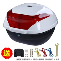 Màu xanh lá cây dày 驹 迪 xe điện thân cây nói chung ắc quy xe chống rung hộp công cụ đầu máy cực lớn - Xe gắn máy phía sau hộp cốp sau xe máy