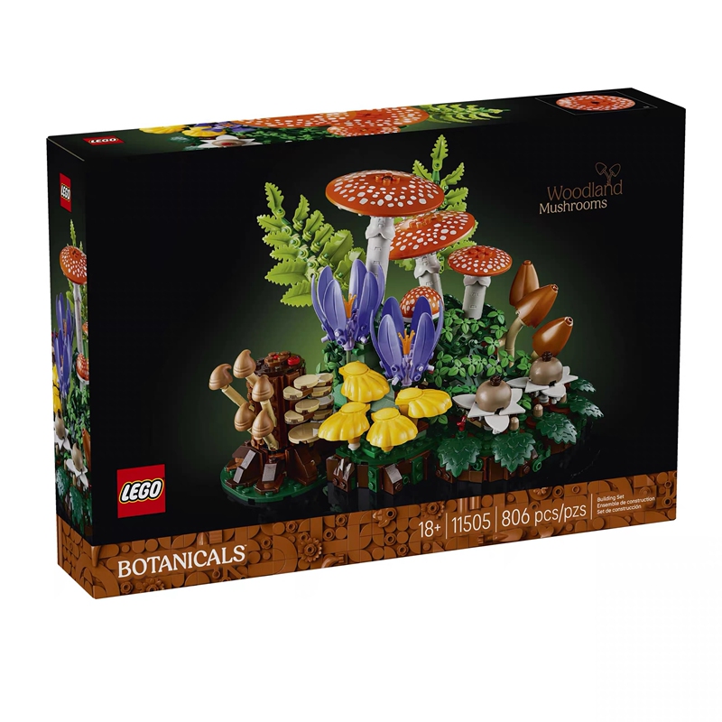 Authentic Lego Flower and Plant Series 11505 Forest Mushrooms Educational Building Blocks for Boys and Girls Authentic Lego Flower and Plant Series 11505 Forest Mushrooms Educational Building Blocks for Boys and Girls
