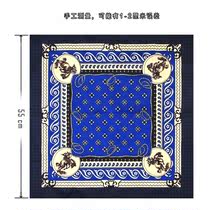 Blue cowboy hot girl headscarf male summer sweat-absorbing summer thin scarf sports headscarf hair band female sweat-absorbing band