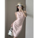 ຄວາມງາມທີ່ສະຫງ່າງາມ smocked hip-hugging dress