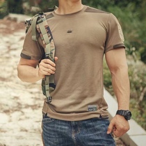 Military fans military training summer outdoor quick-drying T-shirt mens breathable sports training clothes short-sleeved frog suit loose tactical half-sleeve