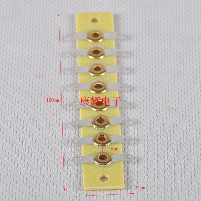 Bile machine diy wiring board Wiring frame Single row 8-bit environmental protection materials shed welding frame Audio accessories Bile machine wiring column