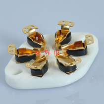 Supply of gold-plated 6-pin electronic tube socket. The electronic tube socket can be used for VT57 VT58 RK49 etc.