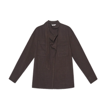 Xin Zhileis same style] INSIS FEMME Tencel Series] Literary Autumn New Style Ribbon Shirt Top Women