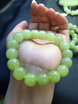 Hotan jade yellow mouth (old style bracelet) fine workmanship