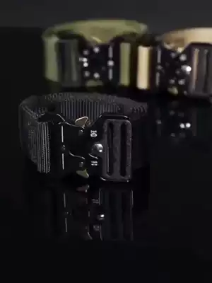 Cobra tactical belt belt men canvas waist multifunctional outdoor equipment Special Forces Black Hawk belt