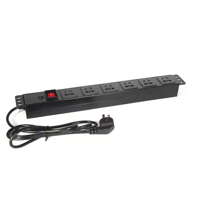 TOTEN Totem Comes standard with 8-bit PDU input and output 10A horizontal mount standard cabinet power strip plug
