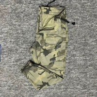 8302 одинарные брюки с легким цветком для тещины, 4 нашивки