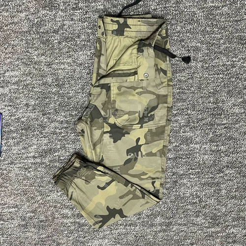 Камуфляжные хлопковые эластичные рабочие штаны, защита от ожогов