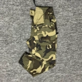 Камуфляжные хлопковые эластичные рабочие штаны, защита от ожогов