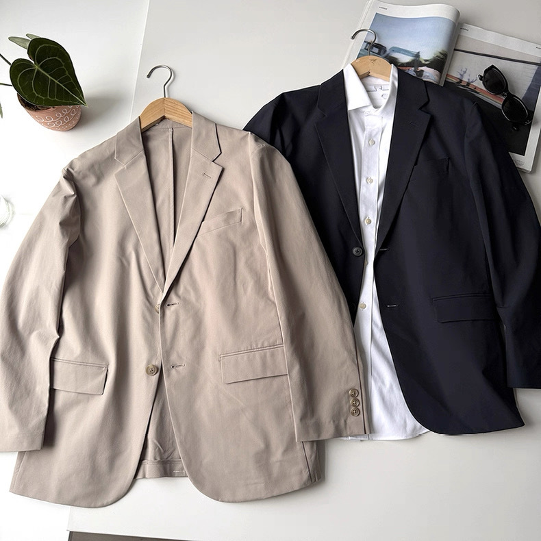 Shangyu U Brand! Men's Quick-Drying, Stretchy, Lightweight Jacket, Blazer, Suit, 26 Spring/Summer New Model Sy82223