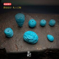 (Produced by fruit stone) original mine moon Tan Gaolan same material set Su Gong Antique relief process eight sets