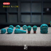 (Fruit stone) high porcelain ore turquoise ball accessories custom connection price how much?