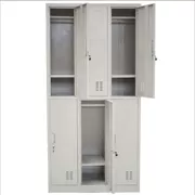 Wuhuan nội thất 6 cánh cửa tủ kim loại nhân viên locker kim loại locker phòng tắm tủ sắt tủ quần áo bán hàng trực tiếp - Nội thất siêu thị