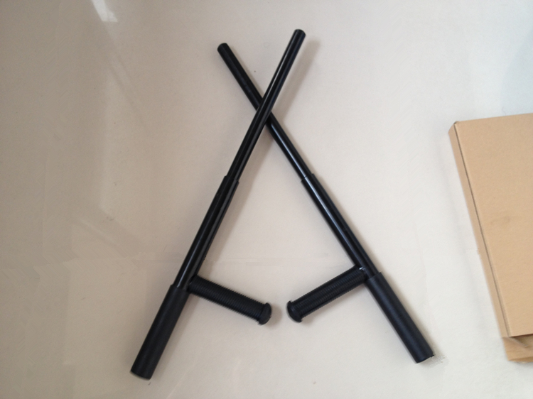 Body-proof T-stick T-stick pure steel Walking Stick T Inflection Martial Art Stick Martial Arts Stick Martial Arts Stick