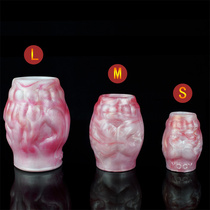 2cm6cm7 extra large thickened liquid silicone simulated dick knot wolf braces mens penis condom delay ring