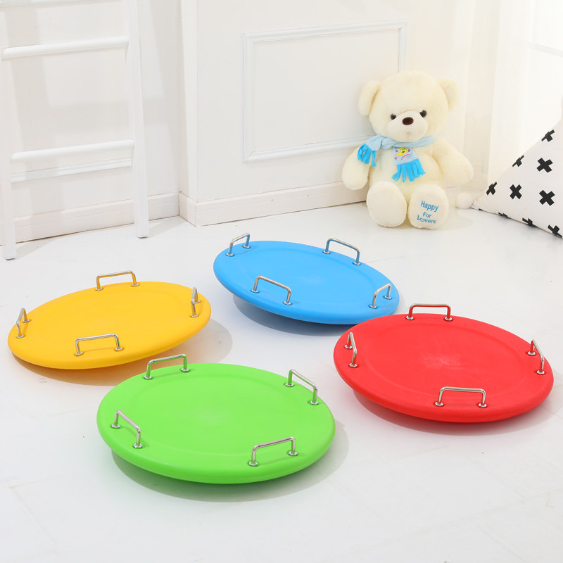 Sensory Integration Trainer Material Hand Crank Rotating Disc Children Toy Kindergarten Teaching Aids Feel Integrated Parent-child Toys