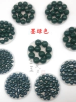 Прямые продажи турмалиновых бусин керамические бусины оливковые бусины DIY Ручные темно-зеленые шарики
