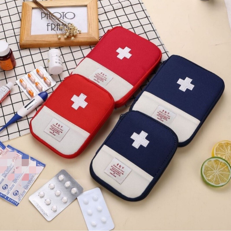 Portable Medicine Bag, Small Storage Bag for Travel, Portable Medicine Box for Home Use, Emergency Use, and Car Use