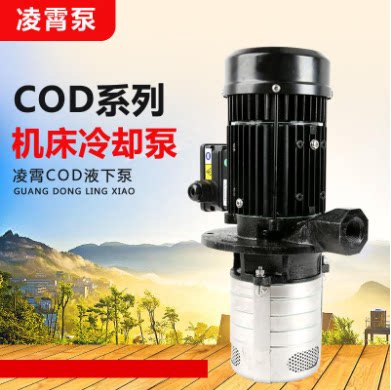 COD-Lingxiao Water pump immersive machine tool cooling circulating liquid Lower cutting liquid spray stainless steel pressurization large flow