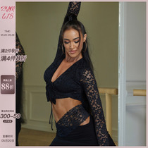 ZYM (Baroque Encounter) Lace Top High-end Latin Dance Practice Clothes for Adult Women with Underwear 2389