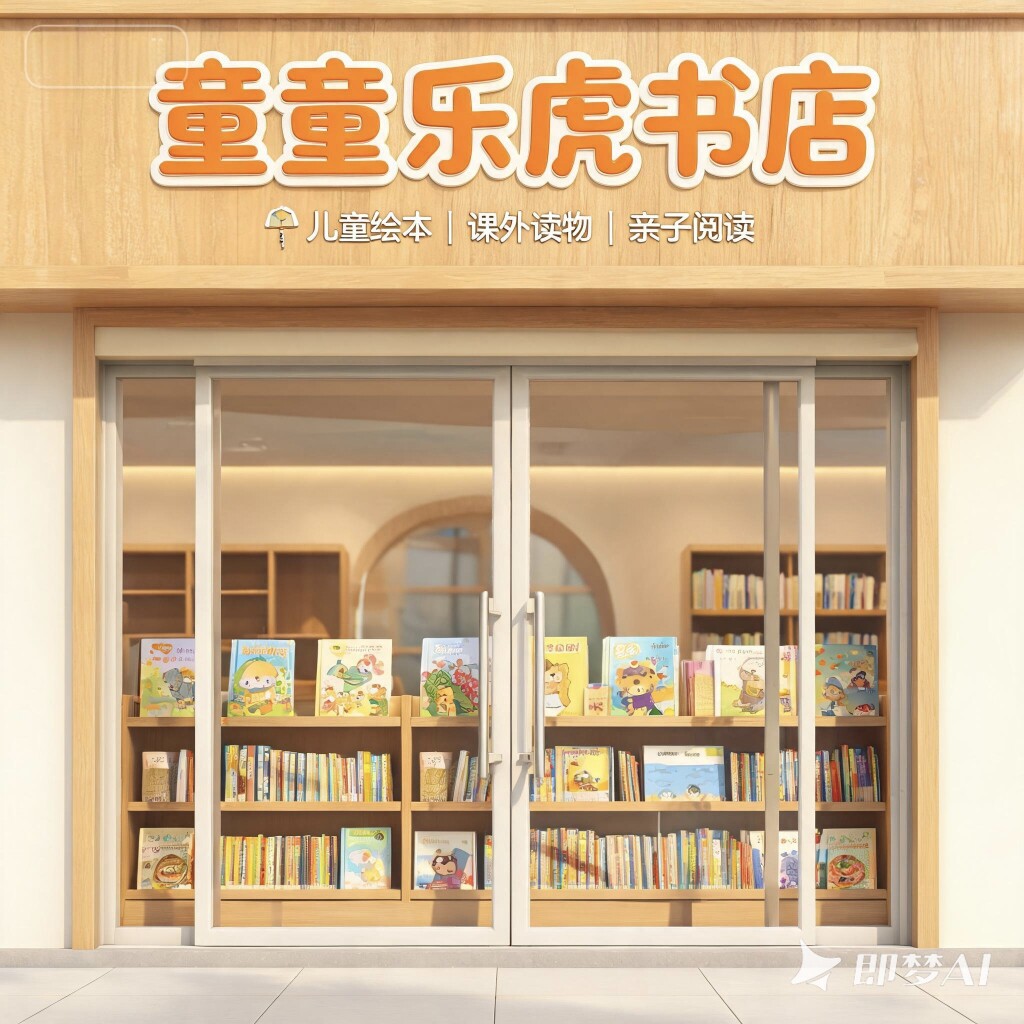 童童乐虎书店的LOGO