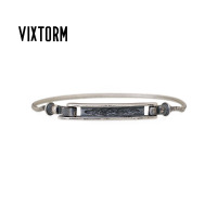 VIXTORM Genuine 925 silver bracelet, original design, old men's and women's fashion brand, small and simple Zar