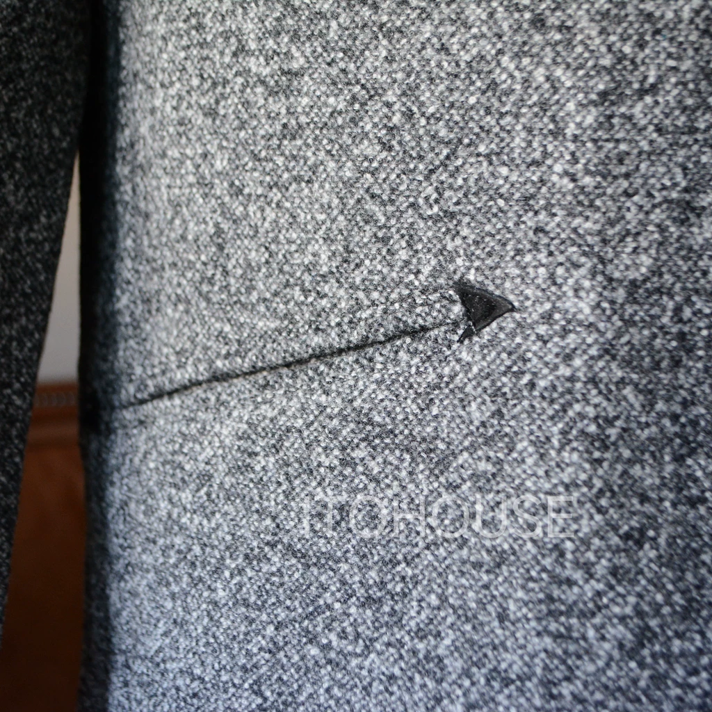 Произведено ITOHOUSE DUTTON SUIT Snowflake Tweed paired reverse fleece western suit