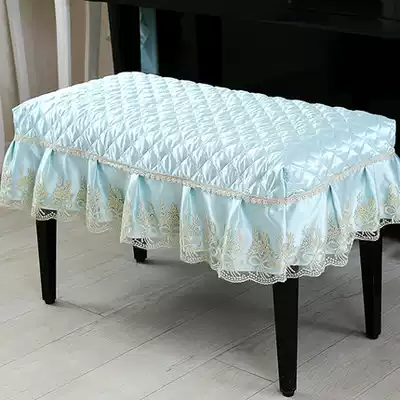 Piano stool cover simple piano double stool cover lifting stool cover with cotton thickened stool dust cover