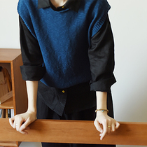 Produced by Two LRCP ) Ivory Voice ) Cotton Pullover Sleeveless Sweater