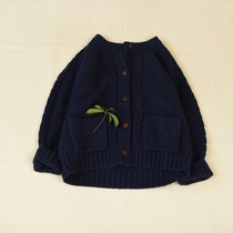 Produced by two people - 509th story) Poetry Opens Winter) Vintage Cable Sweater Jacket Special