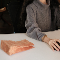 Produced by two people - 504th story ) Swirl of light ) Australian wool turtleneck loose pure wool sweater