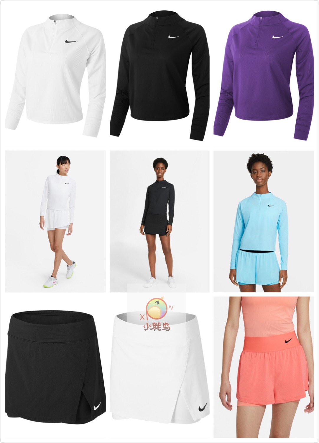 Foreign Nike Nike2022 Women's Tennis Long Sleeve T-Shirt Aza Autumn Winter US Open Year-end