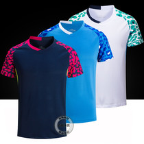 2019 New table tennis jacket men and women short sleeve sports T-shirt air volleyball suit quick-dry team uniform printing number