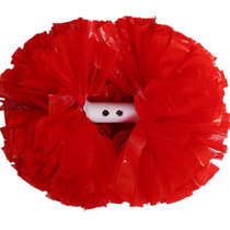 4-inch thick steel wire handle double-headed competition cheerleading cheerleading flower ball intercourse dance hand flower props color ball