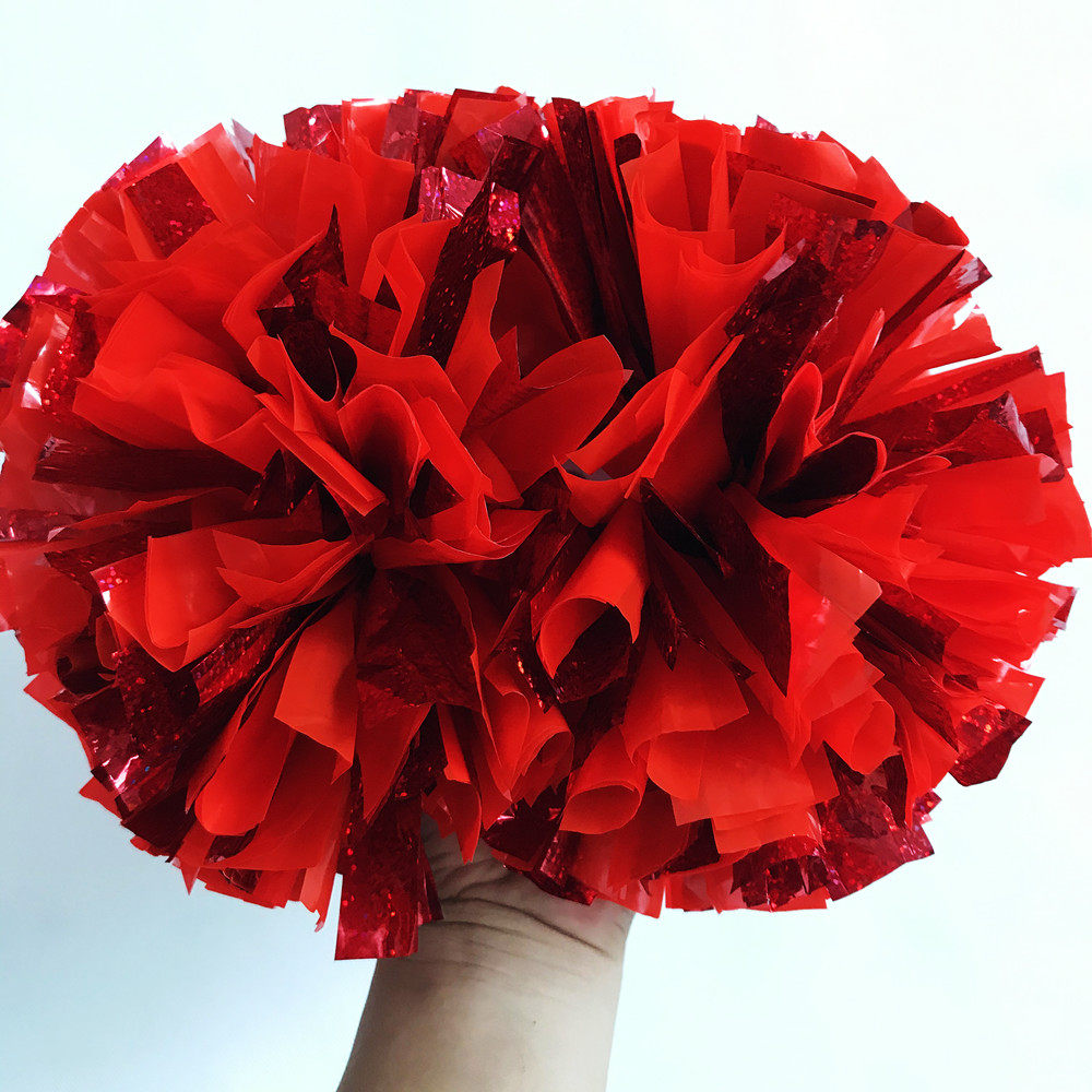 4-inch cheerleading cheerleading team Playboy Flower Colorful Ball School Big Event Supplies Dance Red