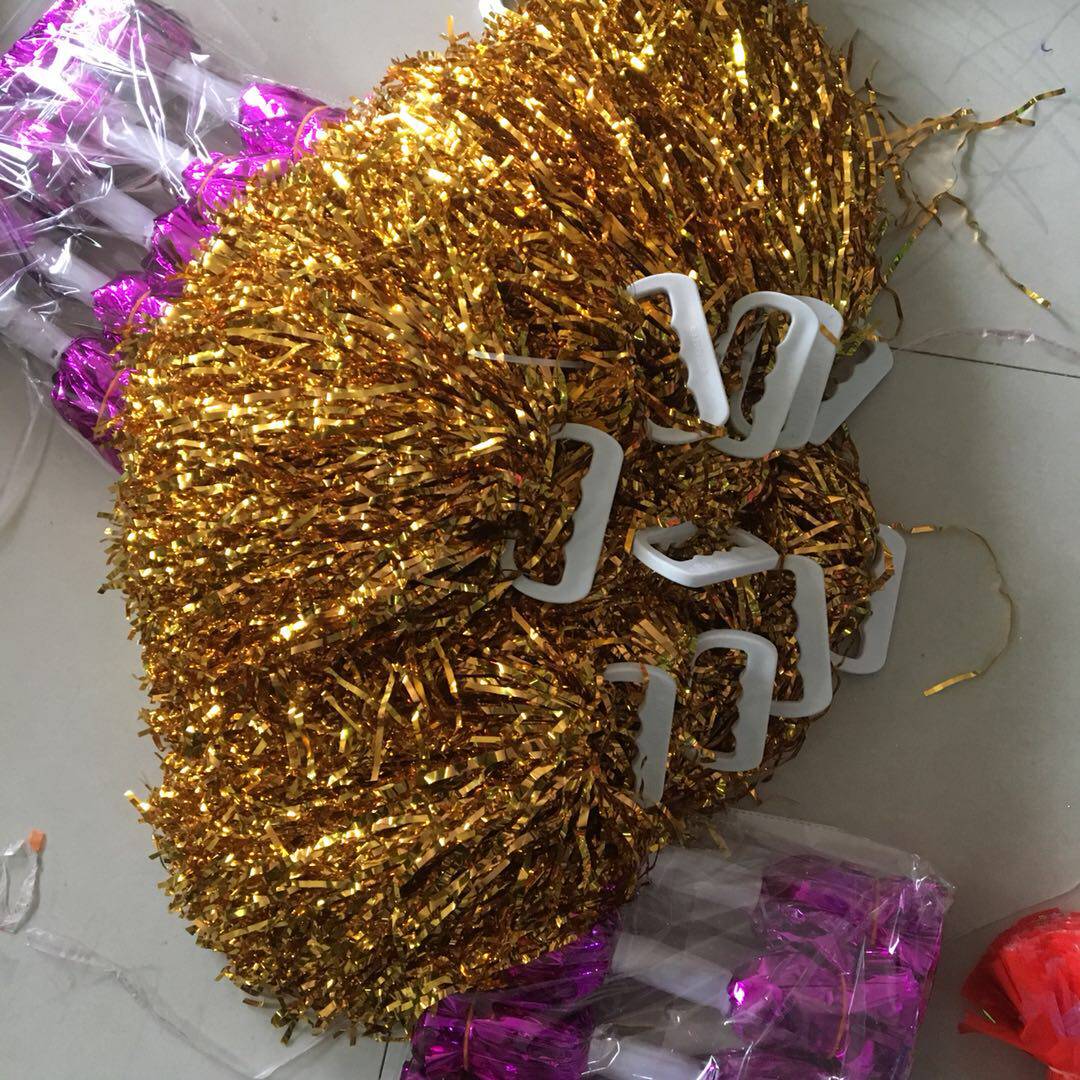 Four finger grasping handle filament 100g cheerleading flower ball hand flower cheerleading flower Flower Ball dance props Flower Ball